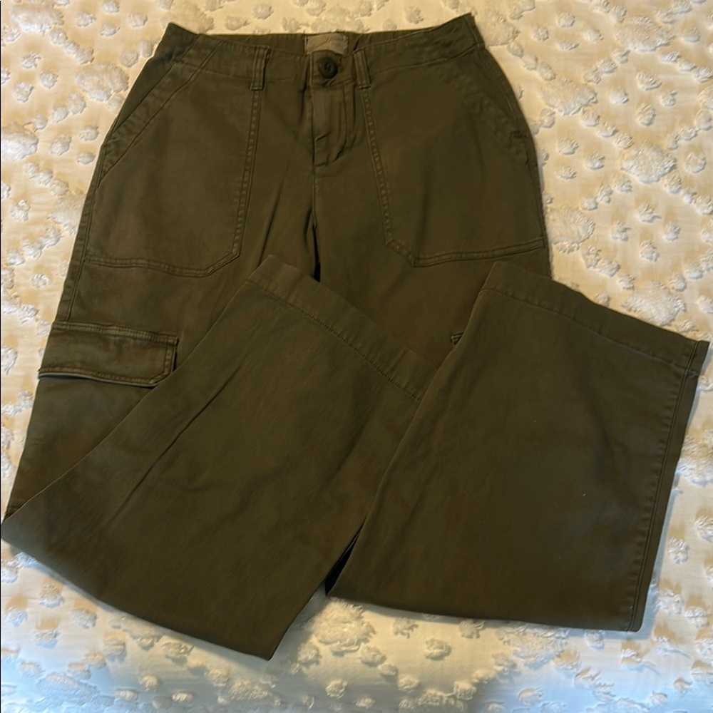 Olive Green Cargo Pants